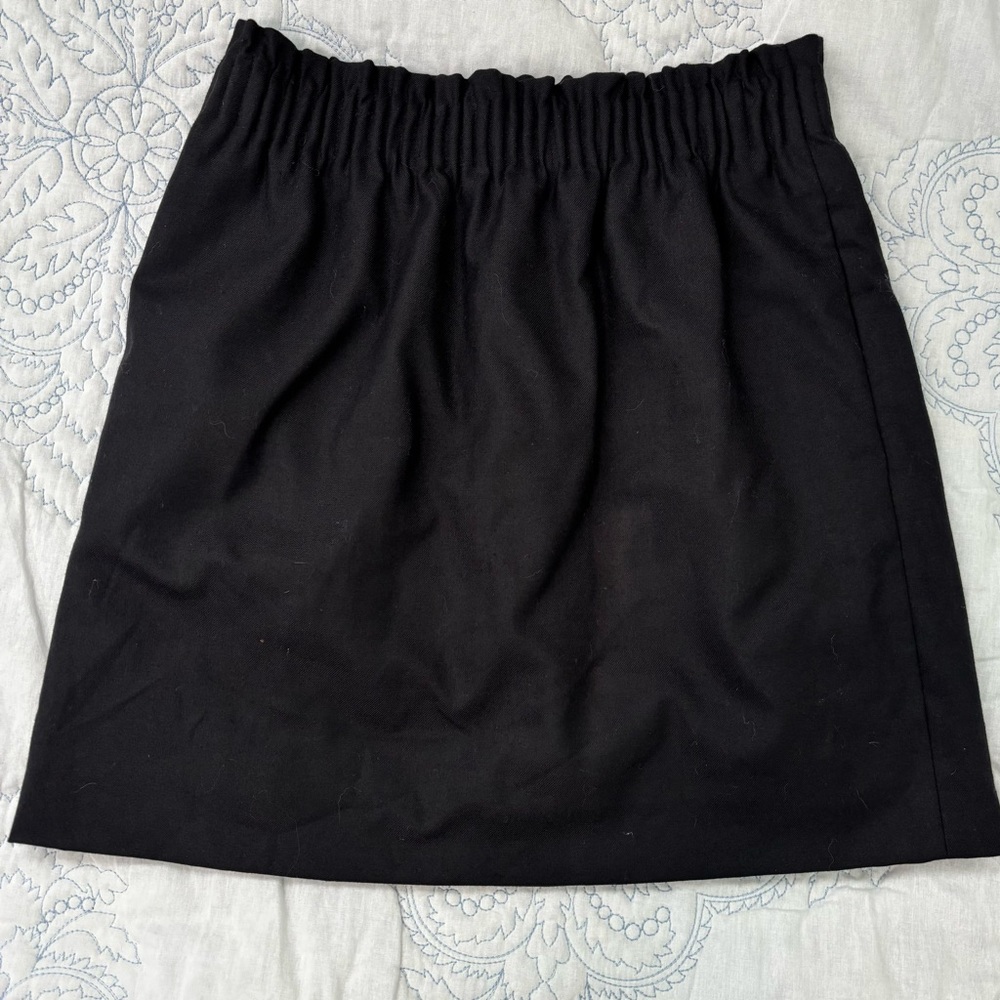 J. Crew Black Mini Skirt size 2